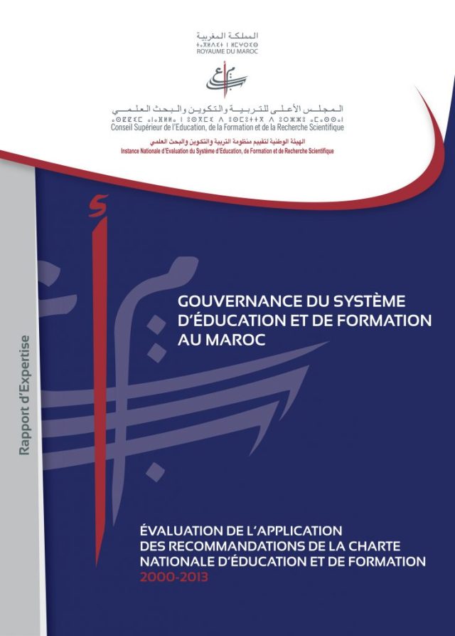 Gouvernance du système d’éducation et de formation au Maroc Gouvernance du système d’éducation et de formation au Maroc
