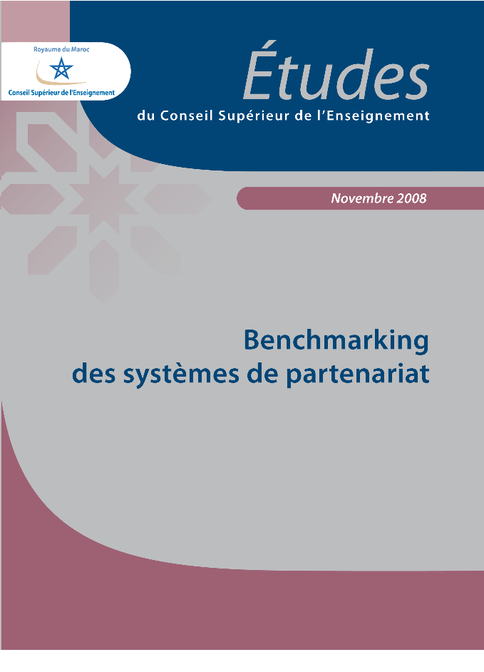 Diagnostic stratégique du partenariat pour l’école marocaine : benchmarking des systèmes de partenariat