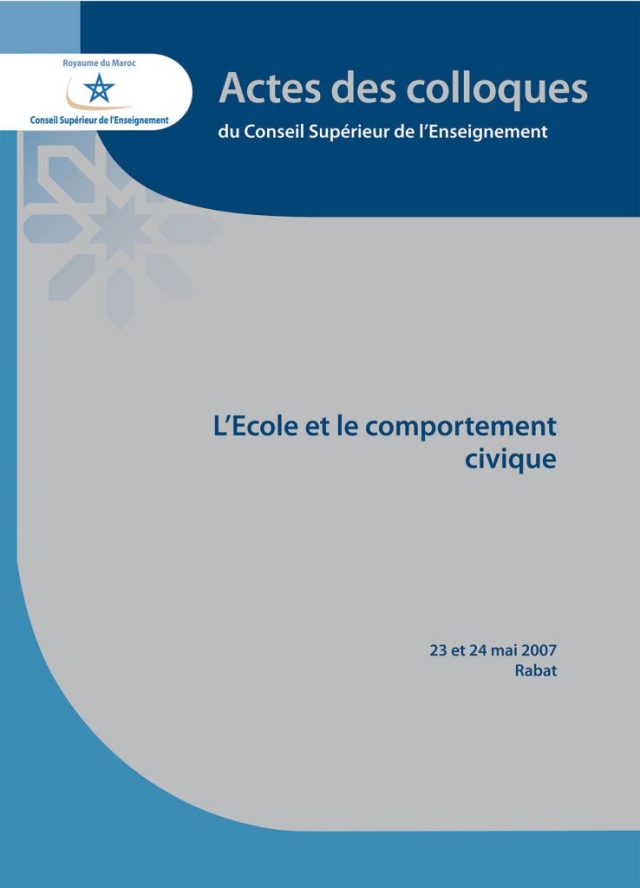 L’école et le comportement civique L’école et le comportement civique