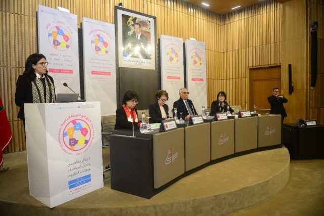 كلمة السيد رئيس المجلس في افتتاح الندوة الدولية في موضوع: “الحق في التربية الدامجة: الانتقال المفاهيمي، والتحول في الممارسات، ورهانات التقييم” كلمة السيد رئيس المجلس في افتتاح الندوة الدولية في موضوع: "الحق في التربية الدامجة: الانتقال المفاهيمي، والتحول في الممارسات، ورهانات التقييم"