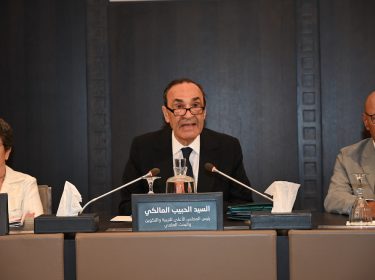 كلمة السيد رئيس المجلس في افتتاح اللقاء التواصلي المنظم لعرض آراء المجلس حول عدد من النصوص القانونية