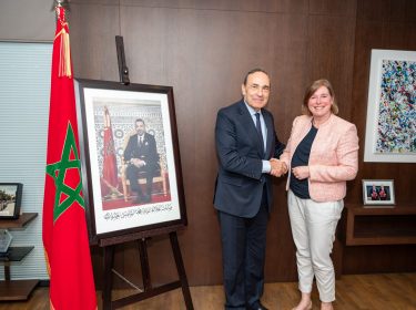 Le Président du Conseil Supérieur de l’Éducation, de la Formation et de la Recherche Scientifique tient une séance de travail avec la Présidente du Réseau européen des conseils de l’éducation - EUNEC