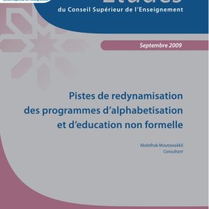 Etude prospective sur l’état de l’éducation non formelle et des programmes d’alphabétisation