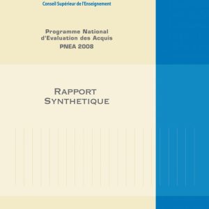 Rapport thématique sur les résultats du Programme National d’Evaluation des Acquis scolaires 2009
